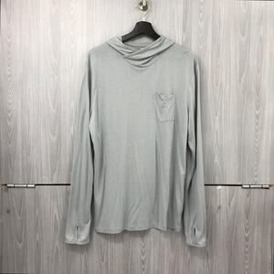 Free Fly Shade Hoodie Men's Medium Bamboo Lightweight Sweatshirt Outdoor Gray